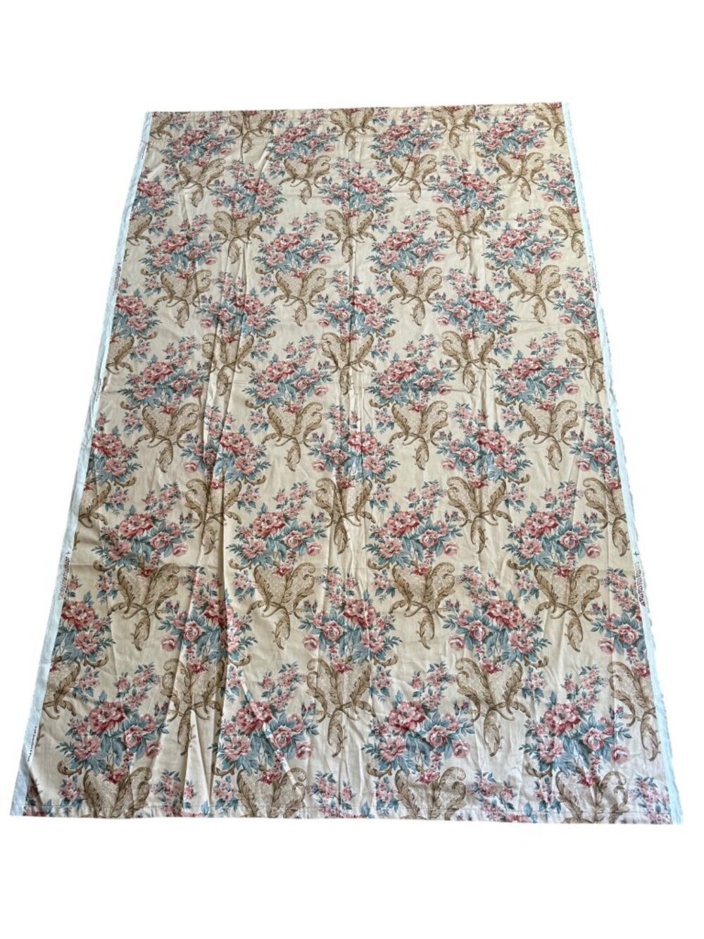 VTG 1999 Katzenbach & Warren Floral Fabric, 2 SHEETS 100% Cotton CHECK DESC!!!